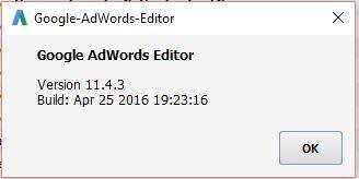 AdWords Editor 11.4.3