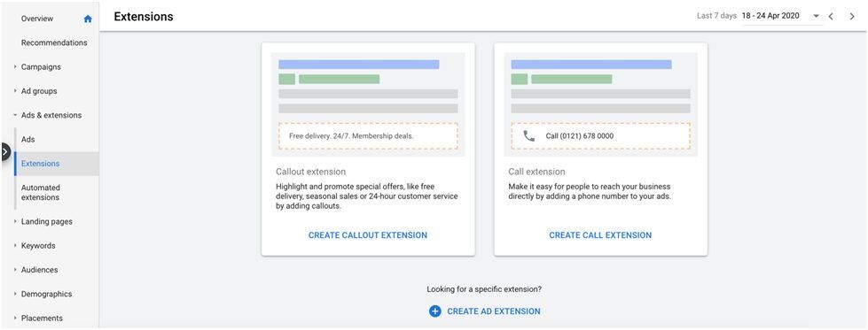 How to Set Up Call Extensions